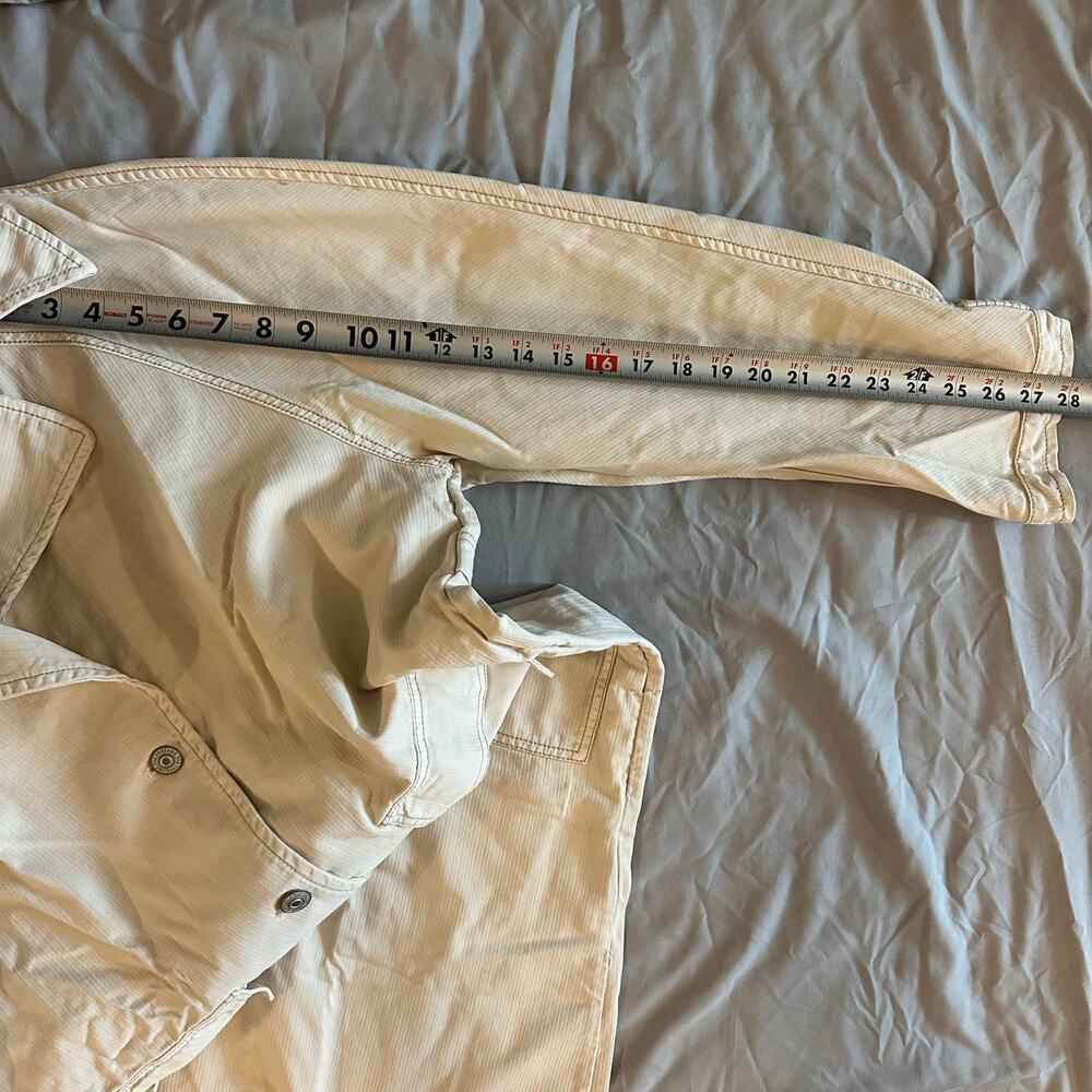Free People We The Free Khaki Perry Military Duster Midi Trench Coat NWOT- S - Picture 11 of 14